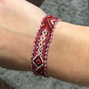 Pink magnetic bracelet